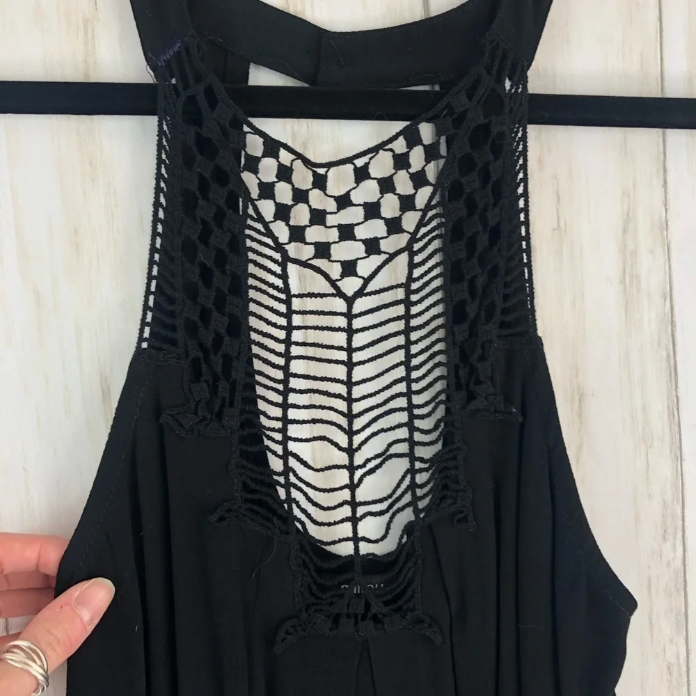 LF Millau crochet open back tank